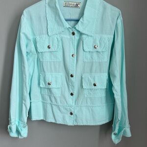 Zara Light Blue Women's Jacket